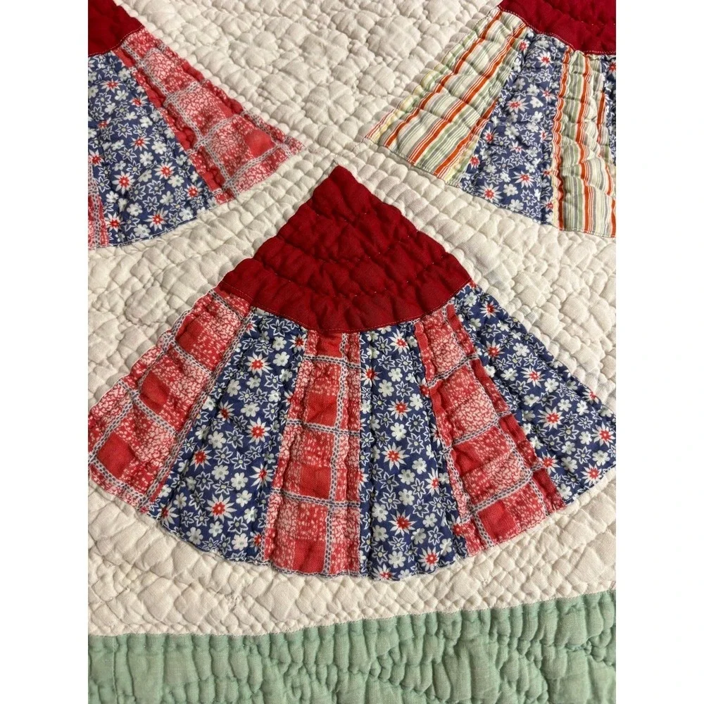 Vintage Fan Handmade Quilt 78